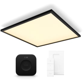 Philips Hue Aurelle LED panel, sort, 60x60 cm, startsæt