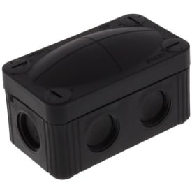 10 stk Forgreningsdåse Combi 206, 85x49x51, IP66, sort