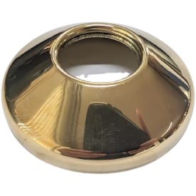 10 stk Gjengerosett 1/2" x Ø70 x 26 mm, polert messing, konisk