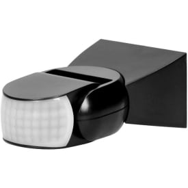 Bevægelsessensor PIR 360/180° loft og væg montage sort IP65