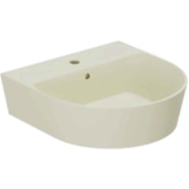 Lavabo Forma 50 servant, 50x50 cm, matt beige