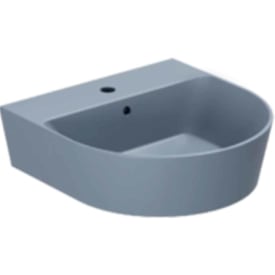 Lavabo Forma 50 servant, 50x50 cm, matt blå