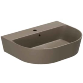 Lavabo Forma 65 servant, 65x50 cm, matt brun