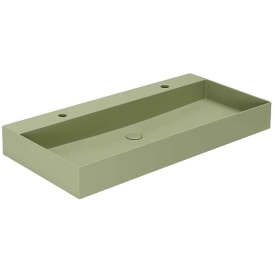 Lavabo Elegance SQ 102 tvättställ, 102x40 cm, matt grön