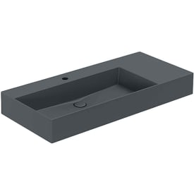 Lavabo Elegance SQ 102 R servant, 102x40 cm, matt antrasitt