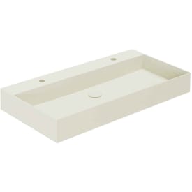 Lavabo Elegance SQ 102 tvättställ, 102x40 cm, matt beige