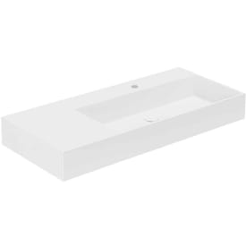 Lavabo Elegance SQ 102 L tvättställ, 102x40 cm, matt vit