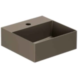 Lavabo Elegance SQ 35 håndvask, 35x35 cm, mat brun