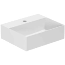 Lavabo Elegance SQ 42 tvättställ, 42x35 cm, matt vit