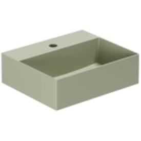 Lavabo Elegance SQ 42 håndvask, 42x35 cm, mat grøn