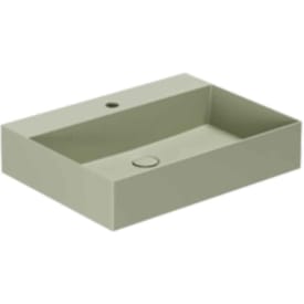 Lavabo Elegance SQ 60 håndvask, 60x45 cm, mat grøn
