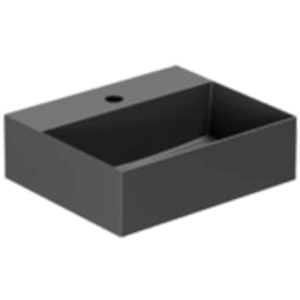 Lavabo Elegance SQ 42 håndvask, 42x35 cm, mat sort