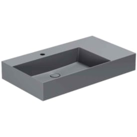 Lavabo Elegance SQ 81 R håndvask, 81x46 cm, mat antracit