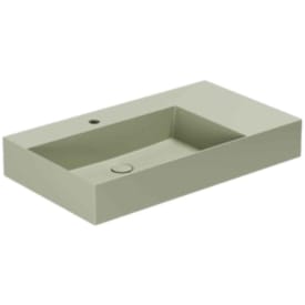 Lavabo Elegance SQ 81 R servant, 81x46 cm, matt grønn