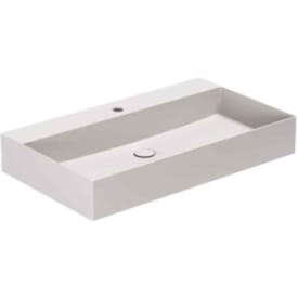 Lavabo Elegance SQ 80 servant, 80x45 cm, matt grĂ¥