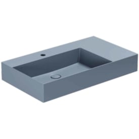 Lavabo Elegance SQ 81 R håndvask, 81x46 cm, mat blå