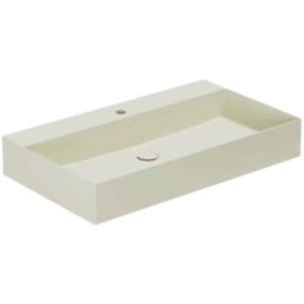 Lavabo Elegance SQ 80 håndvask, 80x45 cm, mat beige