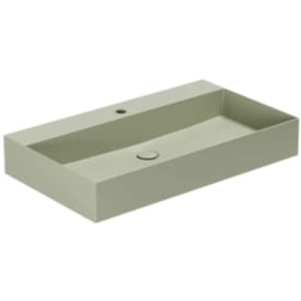 Lavabo Elegance SQ 80 håndvask, 80x45 cm, mat grøn