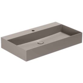 Lavabo Elegance SQ 80 håndvask, 80x45 cm, mat brun