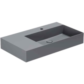 Lavabo Elegance SQ 81 R håndvask, 81x46 cm, mat antracit