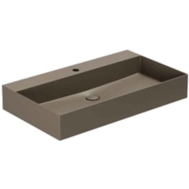 Lavabo Elegance SQ 80 håndvask, 80x45 cm, mat brun