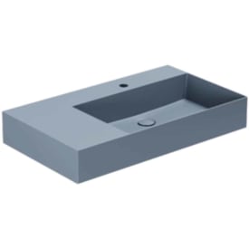 Lavabo Elegance SQ 81 R håndvask, 81x46 cm, mat blå