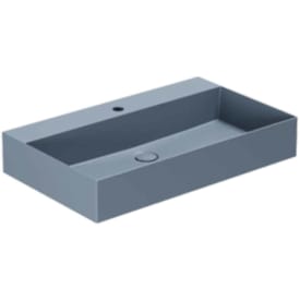 Lavabo Elegance SQ 75 servant, 75x45 cm, matt blå