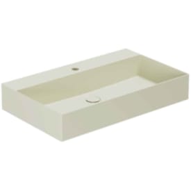 Lavabo Elegance SQ 75 håndvask, 75x45 cm, mat beige