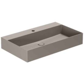 Lavabo Elegance SQ 75 håndvask, 75x45 cm, mat brun