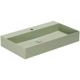 Lavabo Elegance SQ 81 håndvask, 81x40 cm, mat grøn