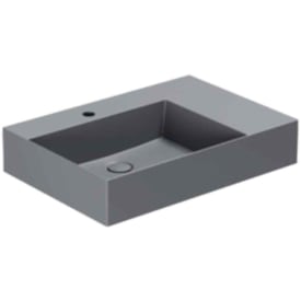 Lavabo Elegance SQ 65 R håndvask, 65x45 cm, højre, mat antracit