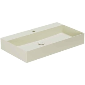 Lavabo Elegance SQ 81 håndvask, 81x40 cm, mat beige