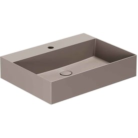 Lavabo Elegance SQ 61 håndvask, 61x40 cm, mat brun