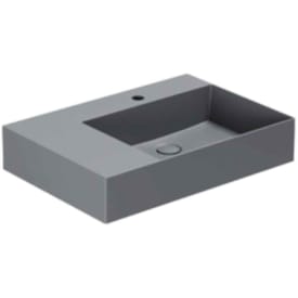 Lavabo Elegance SQ 65 L håndvask, 65x45 cm, venstre, mat antracit