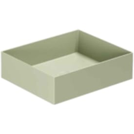 Lavabo Elegance SQ 45 servant, 45x38 cm, matt grønn