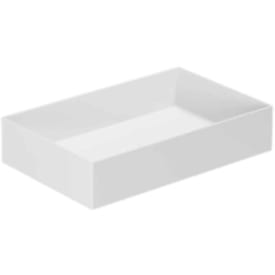 Lavabo Elegance SQ 60 servant, 60x38 cm, matt hvit