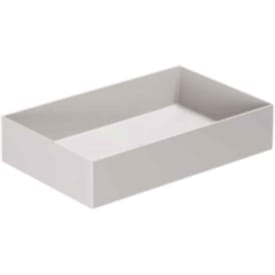Lavabo Elegance SQ 60 servant, 60x38 cm, matt grå