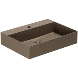 Lavabo Elegance SQ 61 servant, 61x40 cm, matt brun