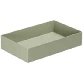 Lavabo Elegance SQ 60 servant, 60x38 cm, matt grønn