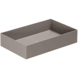 Lavabo Elegance SQ 60 servant, 60x38 cm, matt brun