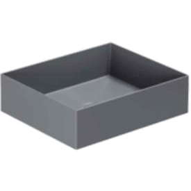 Lavabo Elegance SQ 45 servant, 45x38 cm, matt antrasitt