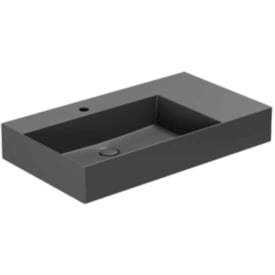 Lavabo Elegance SQ 81 R servant, 81x46 cm, matt sort