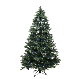 4 st Nordic Winter Limited Edition plastgran med belysning
