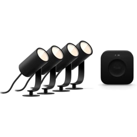 Philips Hue Lily havespots med Bridge Pro, 4-pak