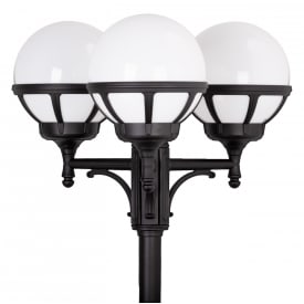 Norlys Bolgona 362 stolpelampe, LED max 2x9W, E27, IP54, hvit