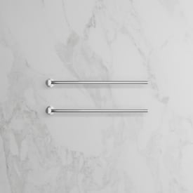 Scandtap Cozied M2 håndklædetørrer, el, 2 stænger, poleret stål