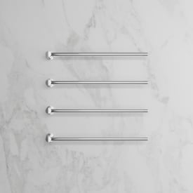 Scandtap Cozied M4 håndklædetørrer, el, 4 stænger, poleret stål