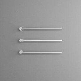 Scandtap Cozied M3 håndklædetørrer, el, 3 stænger, børstet stål