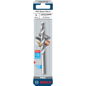 Bosch HSS-G metalbor, 6,0 x 93 mm