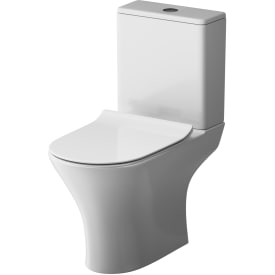 AM.PM Flash toilet, uden skyllekant, hvid